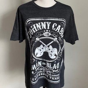 Johnny Cash Graphic Tee - Black